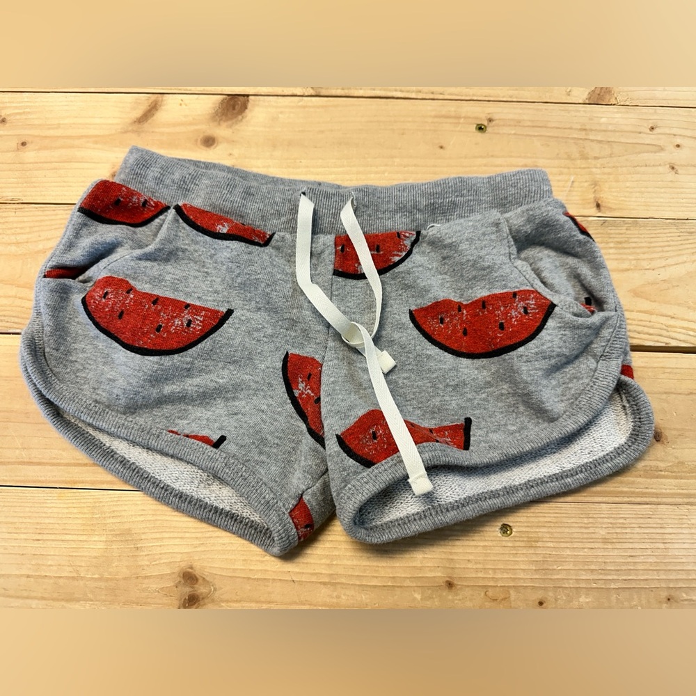 RARE Bobo Choses Watermelon Shorts‎ sz 6-7